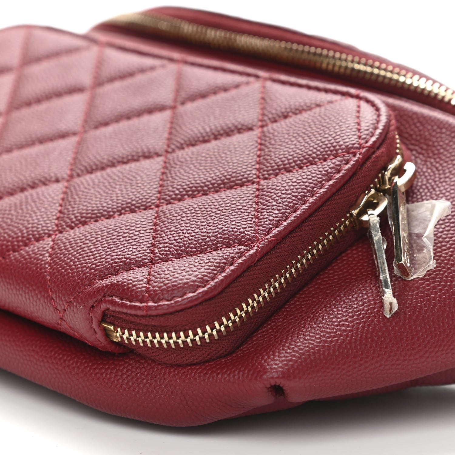 Chanel Caviar Quilted Business Affinity Waist Belt Bag Burgundy 19 of 19