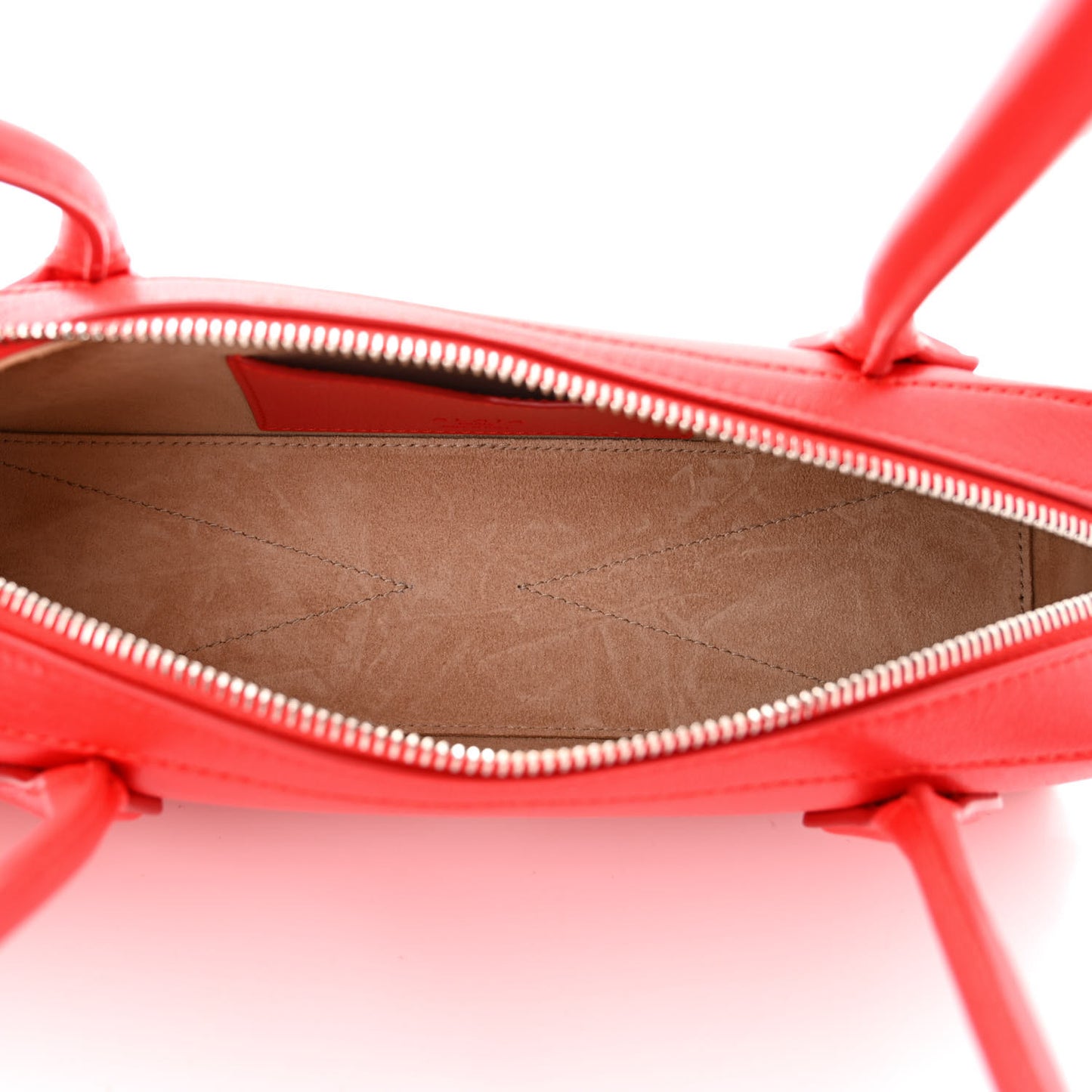 Goatskin Small Le Teckel Bag Rouge