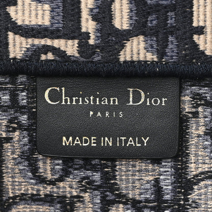 Christian Dior Oblique Medium Book Tote Blue Multicolor 7 of 12
