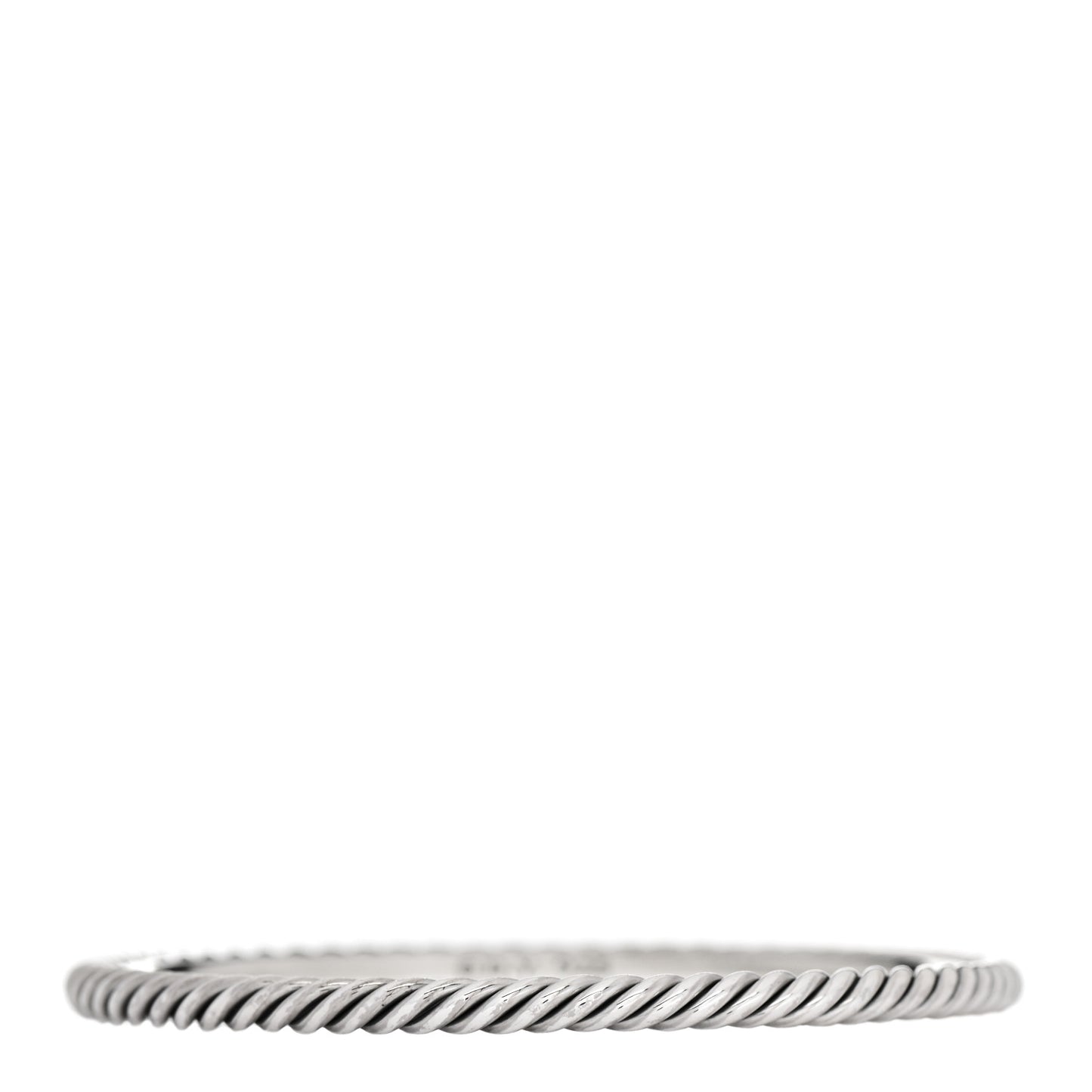 Sterling Silver 4mm Cable Classics Bangle Bracelet
