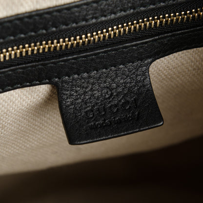 Gucci Pebbled Calfskin Medium Soho Chain Shoulder Bag Black 7 of 7