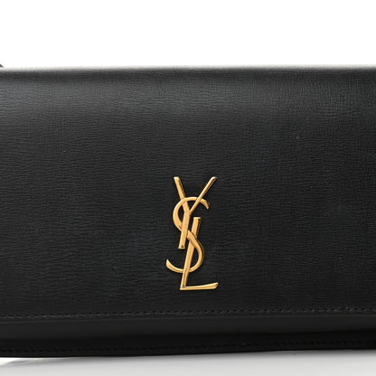 Saint Laurent Smooth Calfskin Monogram Phone Holder Crossbody Black 7 of 10