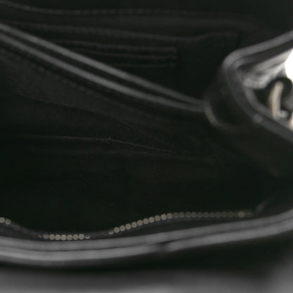 Saint Laurent Calfskin Y Quilted Monogram Toy Loulou Crossbody Bag Black 6 of 13