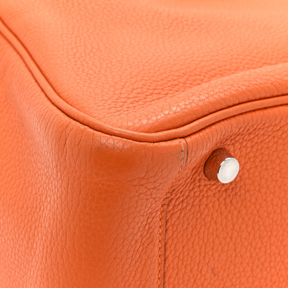 Hermes Taurillon Clemence Lindy 30 Orange 10 of 13