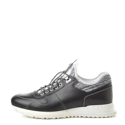 Louis Vuitton Calfskin Fabric Run Away Sneakers 9 Black 1 of 10