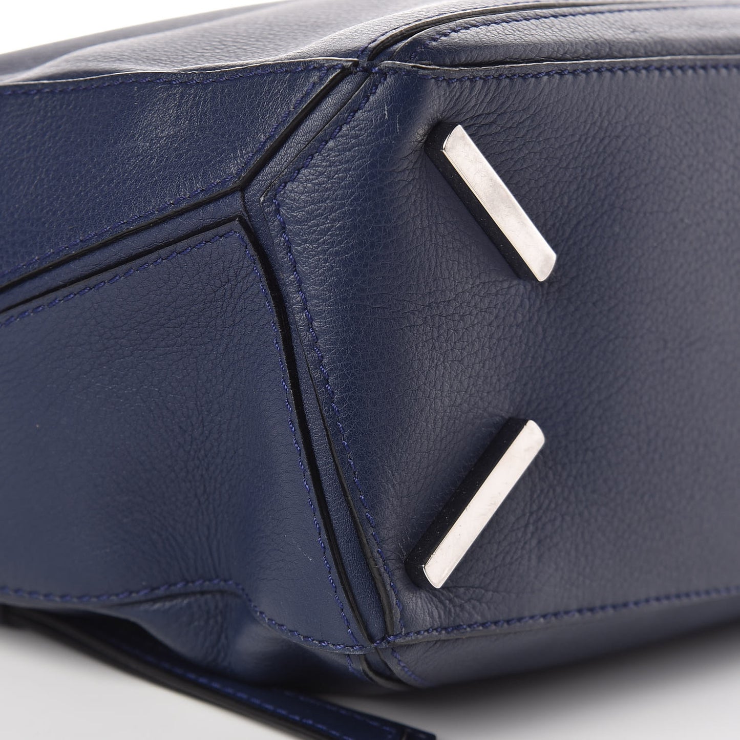 Calfskin Small Puzzle Bag Marine
