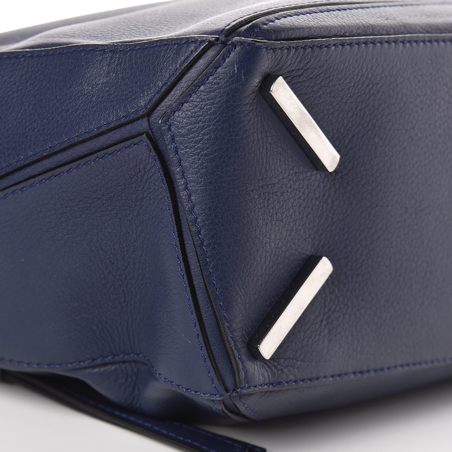 Loewe Calfskin Small Puzzle Bag Marine 9 of 11