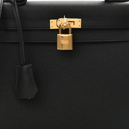 Hermes Epsom Kelly Sellier 25 Black 8 of 12