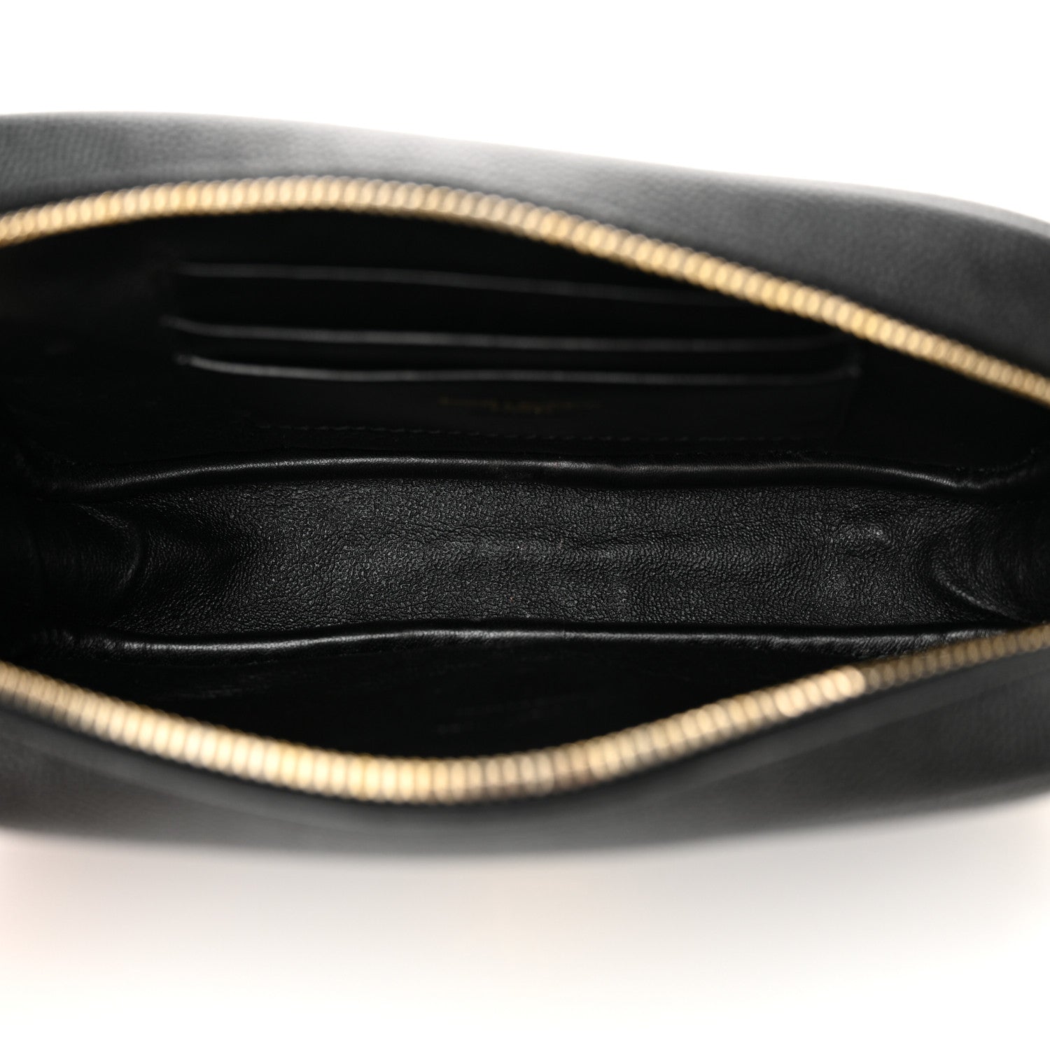 Saint Laurent Grain De Poudre Matelasse Monogram Mini Lou Camera Bag Black 5 of 10