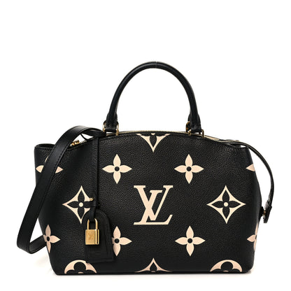 Louis Vuitton Empreinte Monogram Giant Petit Palais Black Beige 1 of 9