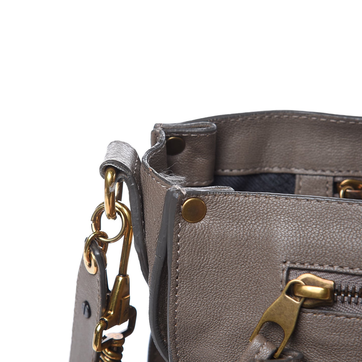 Lambskin Large PS1 Satchel Smoke