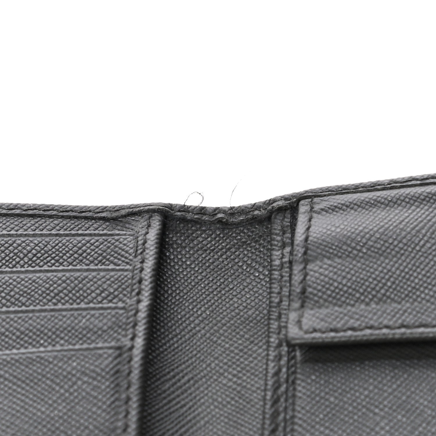 Prada Saffiano Bi-Fold Wallet Grafite 8 of 13