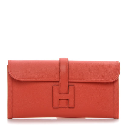 Hermes Epsom Jige Elan 29 Clutch Rose Jaipur 1 of 17