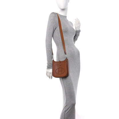 Hermes Taurillon Clemence Evelyne TPM Gold 2 of 11