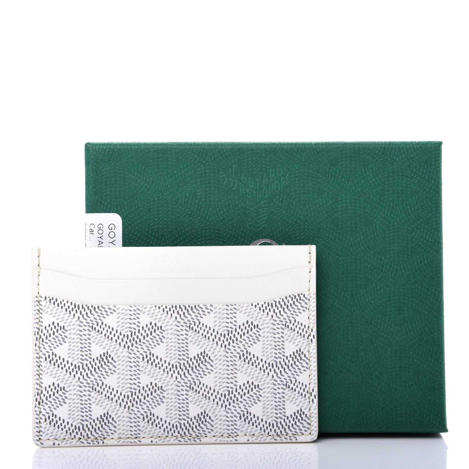 Goyard Goyardine Saint Sulpice Card Holder White 8 of 8