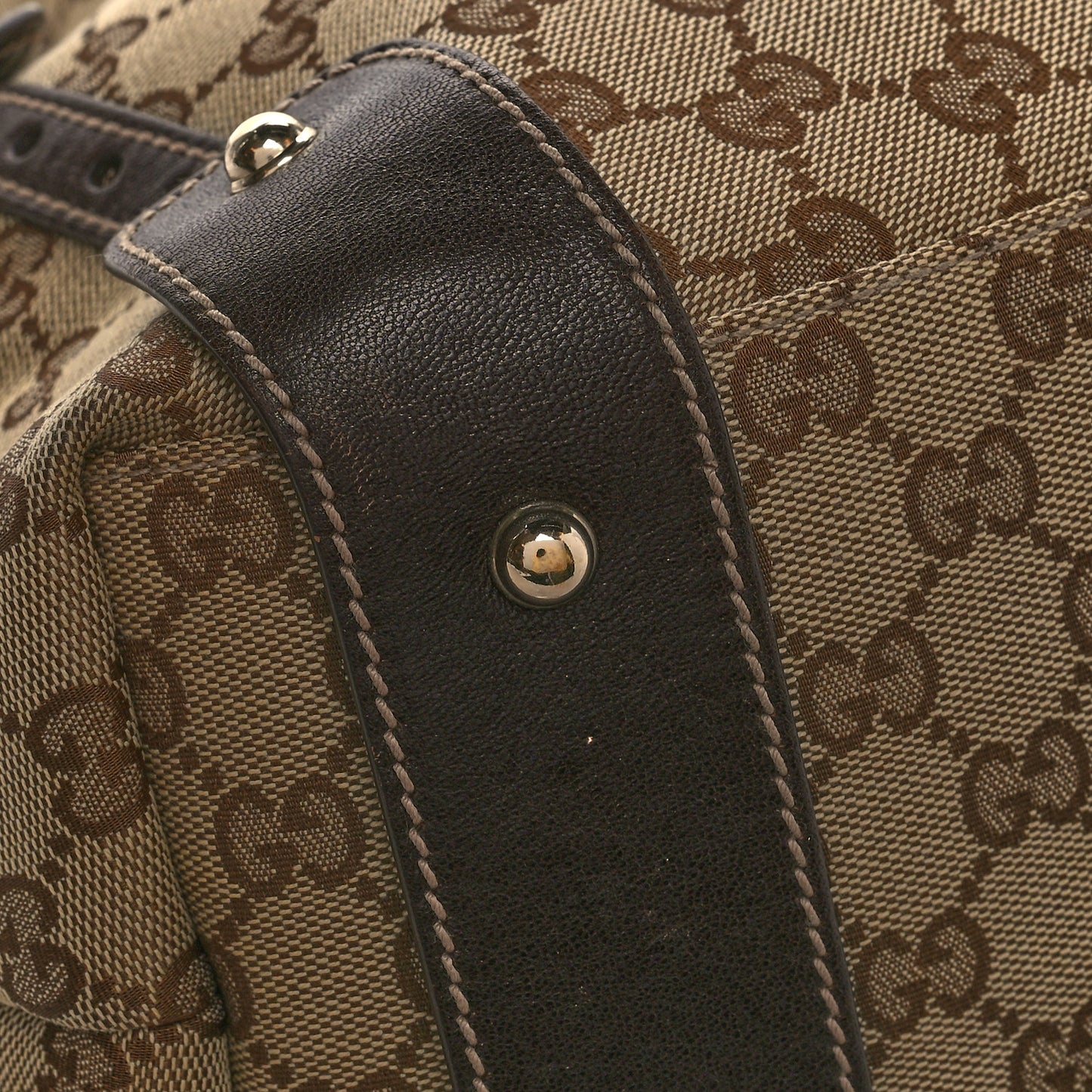 Monogram Medium Pelham Shoulder Bag Dark Brown