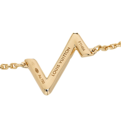 Louis Vuitton 18K Yellow Gold Volt Upside Down Chain Bracelet 3 of 3