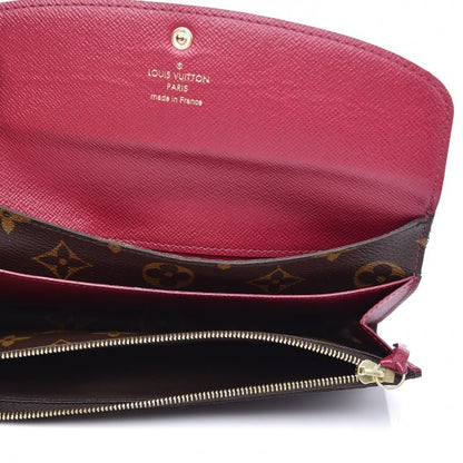 Louis Vuitton Monogram Emilie Wallet Fuchsia 5 of 9