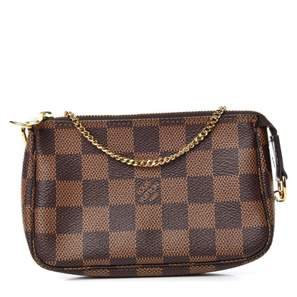 Louis Vuitton Damier Ebene Mini Pochette Accessories 1 of 9
