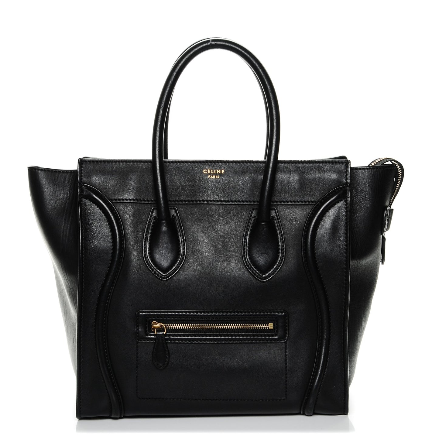 Smooth Calfskin Mini Luggage Black