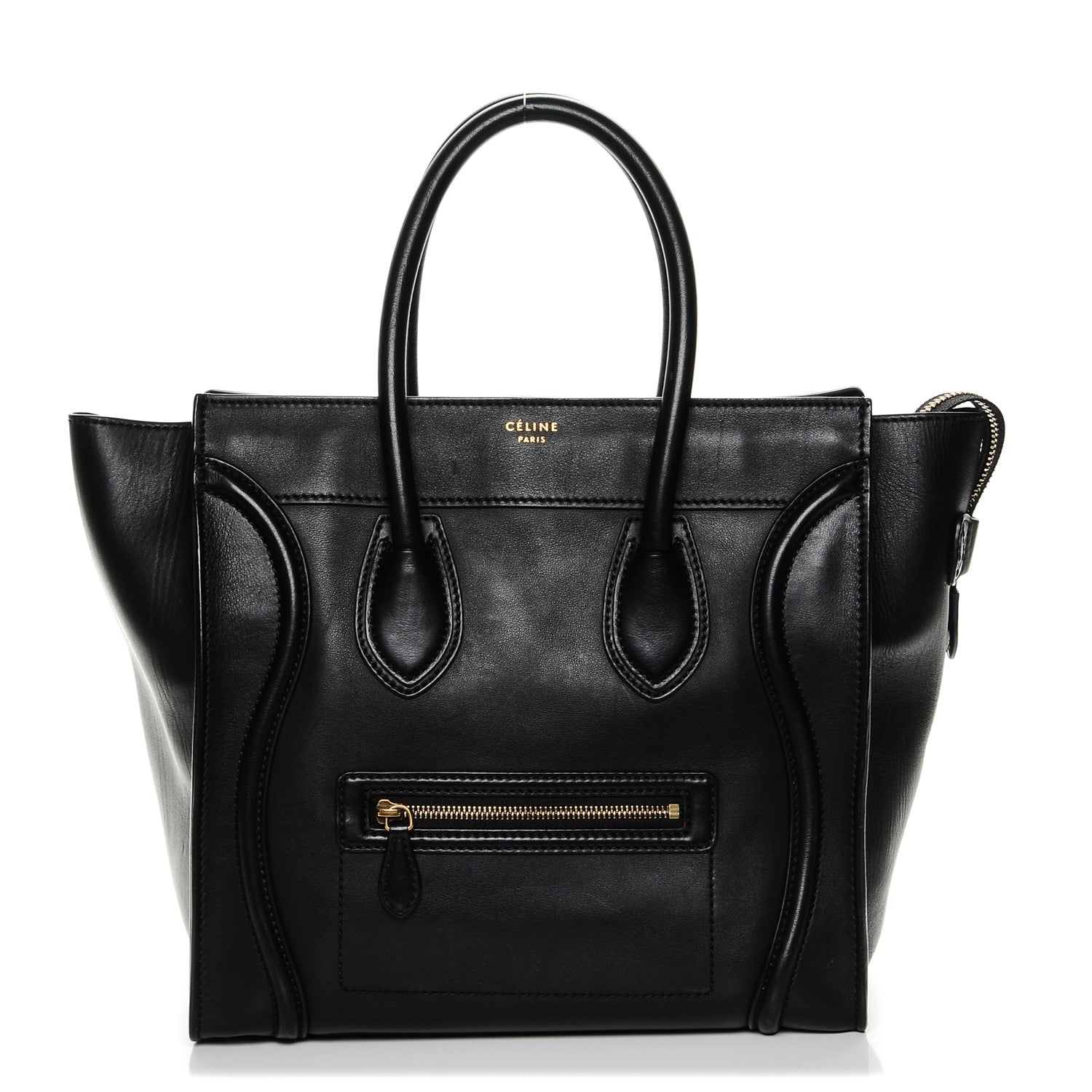 Celine Smooth Calfskin Mini Luggage Black 1 of 6