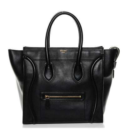 Celine Smooth Calfskin Mini Luggage Black 1 of 6
