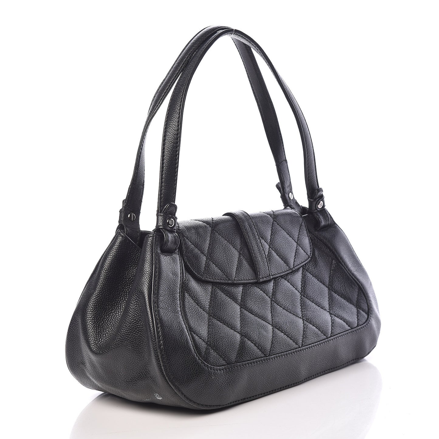 Caviar Mademoiselle Flap Black