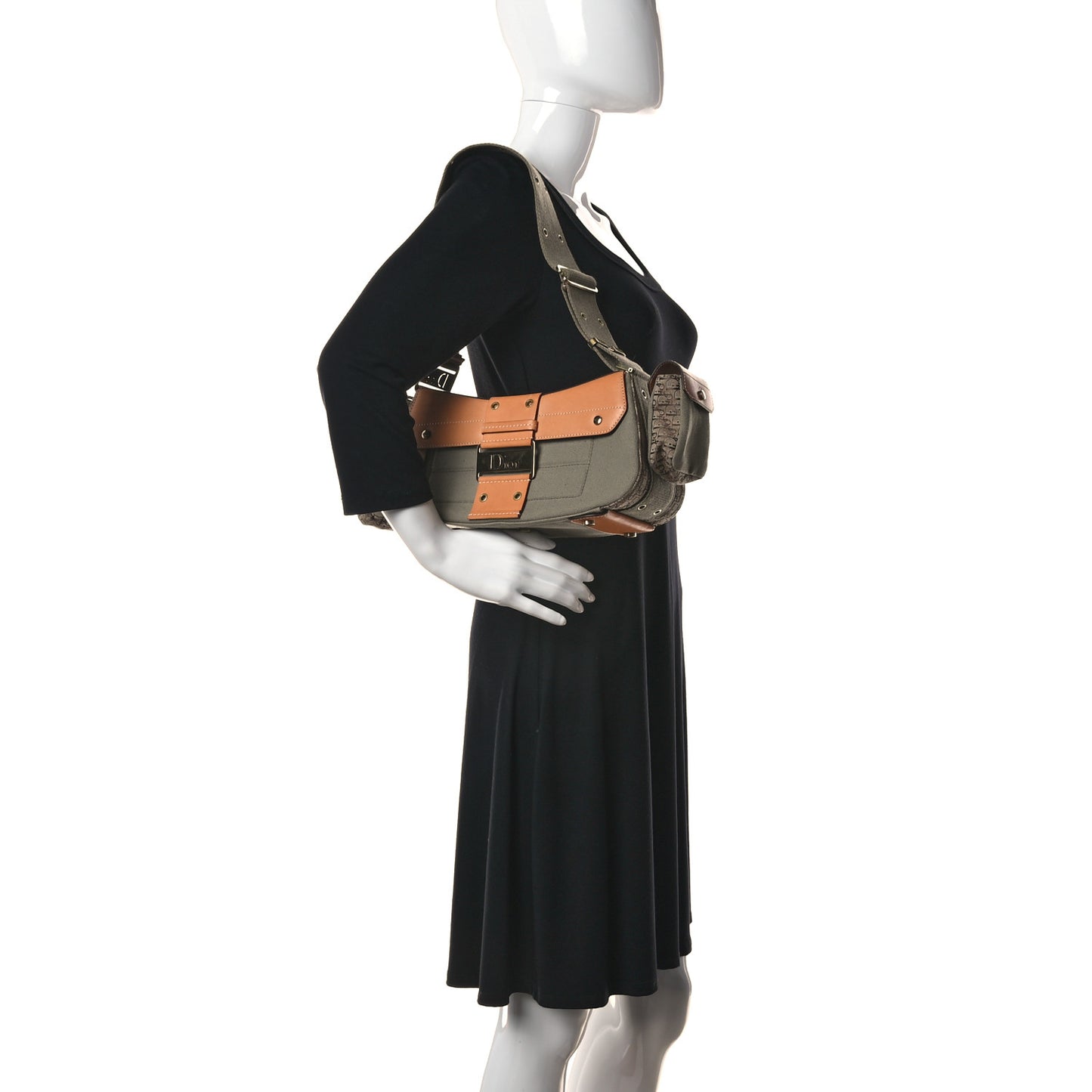 Denim Street Chic Shoulder Bag Grey