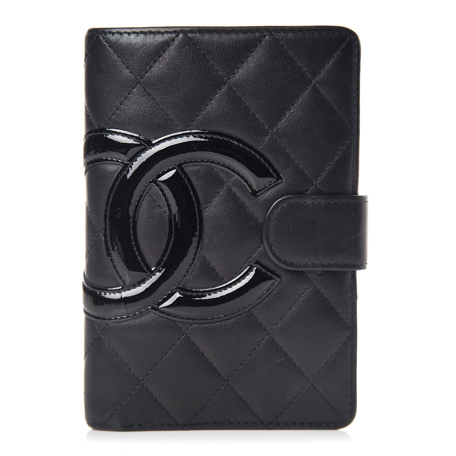 Chanel Calfskin Cambon Zipped Pocket Wallet Black 1 of 14