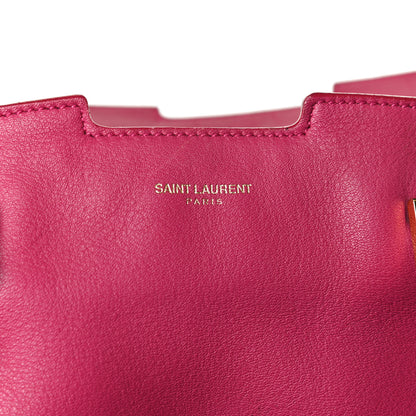 Saint Laurent Calfskin Medium Classic Y Cabas Fuchsia 12 of 34
