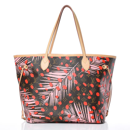 Louis Vuitton Monogram Jungle Dots Neo Neverfull MM Sugar Pink Poppy 3 of 24