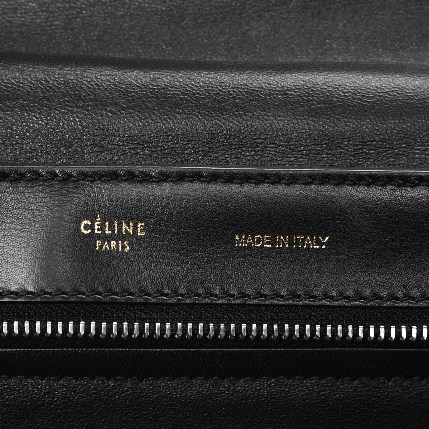 Celine Python Calfskin Tri-Color Large Trapeze Wine 6 of 6