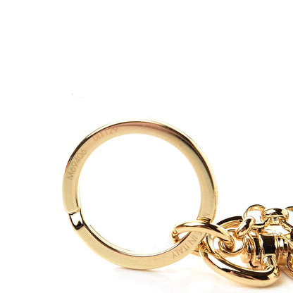 Louis Vuitton Metal Monogram Into The Flower Bag Charm Key Holder 4 of 5