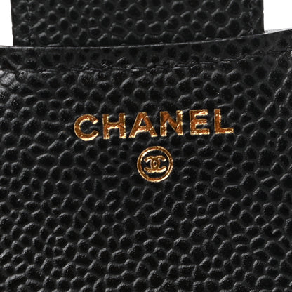 Chanel Caviar Quilted Compact Flap Wallet Black 7 of 9