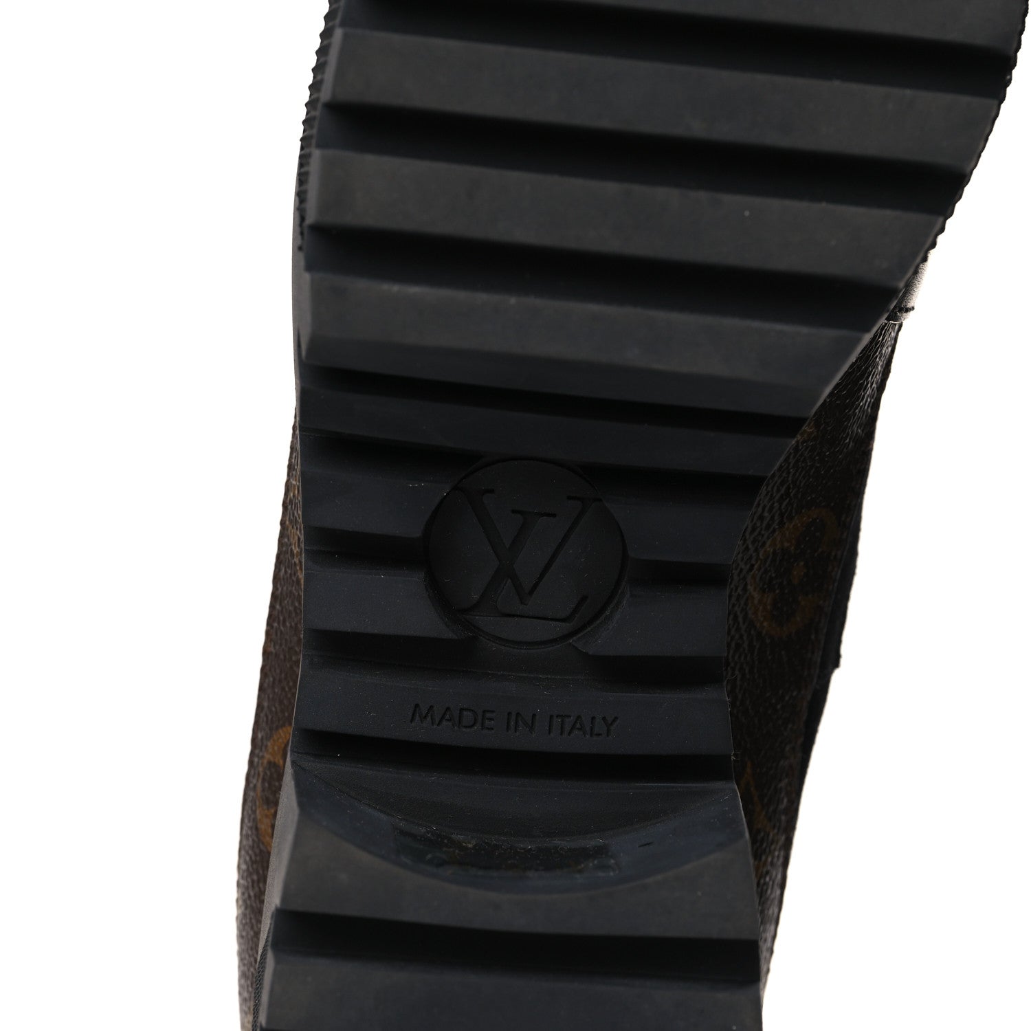 Louis Vuitton Suede Calfskin Monogram Laureate Platform Desert Boots 42 Black 6 of 8