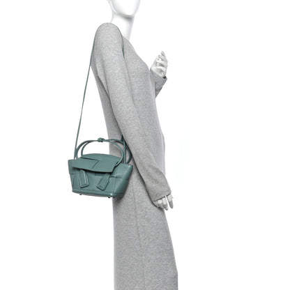 Bottega Veneta Goatskin Maxi Intrecciato Mini Arco Linoleum 2 of 13