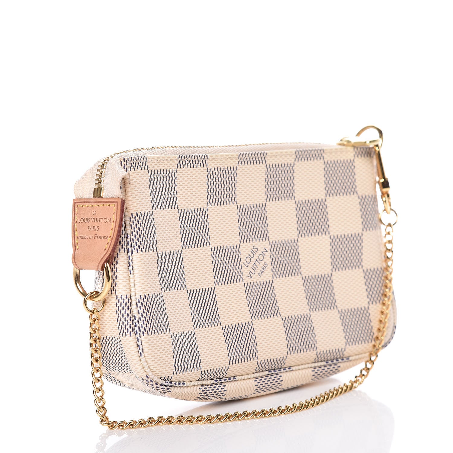 Louis Vuitton Damier Azur Mini Pochette Accessories 3 of 9