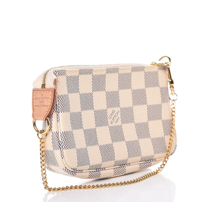 Louis Vuitton Damier Azur Mini Pochette Accessories 3 of 9