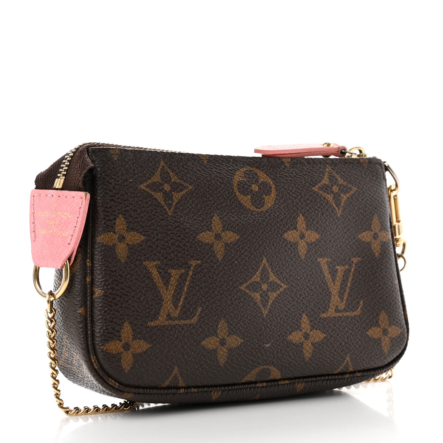 Louis Vuitton Monogram Illustre Mini Pochette Accessories Rose 4 of 9
