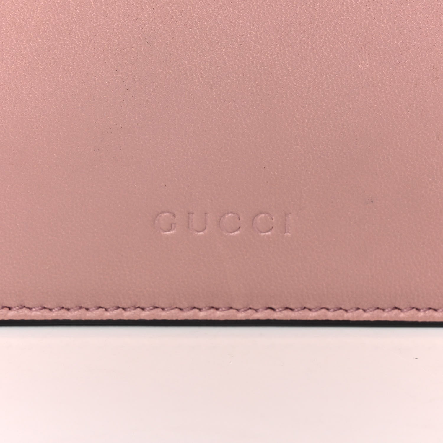 Gucci Nappa Crystal Triangles Clutch Rose Baby Candy Rame 14 of 14