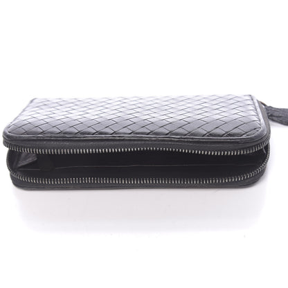 Bottega Veneta Nappa Intrecciato Zip Around Wallet Black 11 of 14