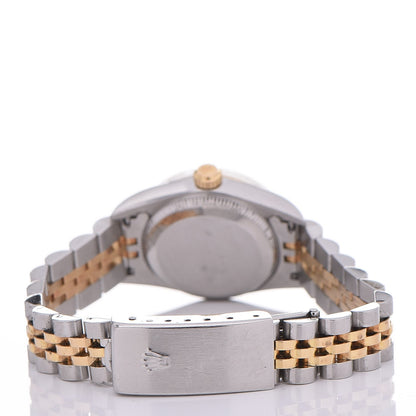 Rolex Stainless Steel 18K Yellow Gold Diamond 26mm Oyster Perpetual Watch Champagne 76193 4 of 9
