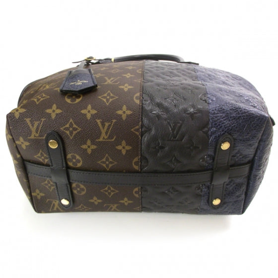 Monogram Stripes Medium Bag Marine