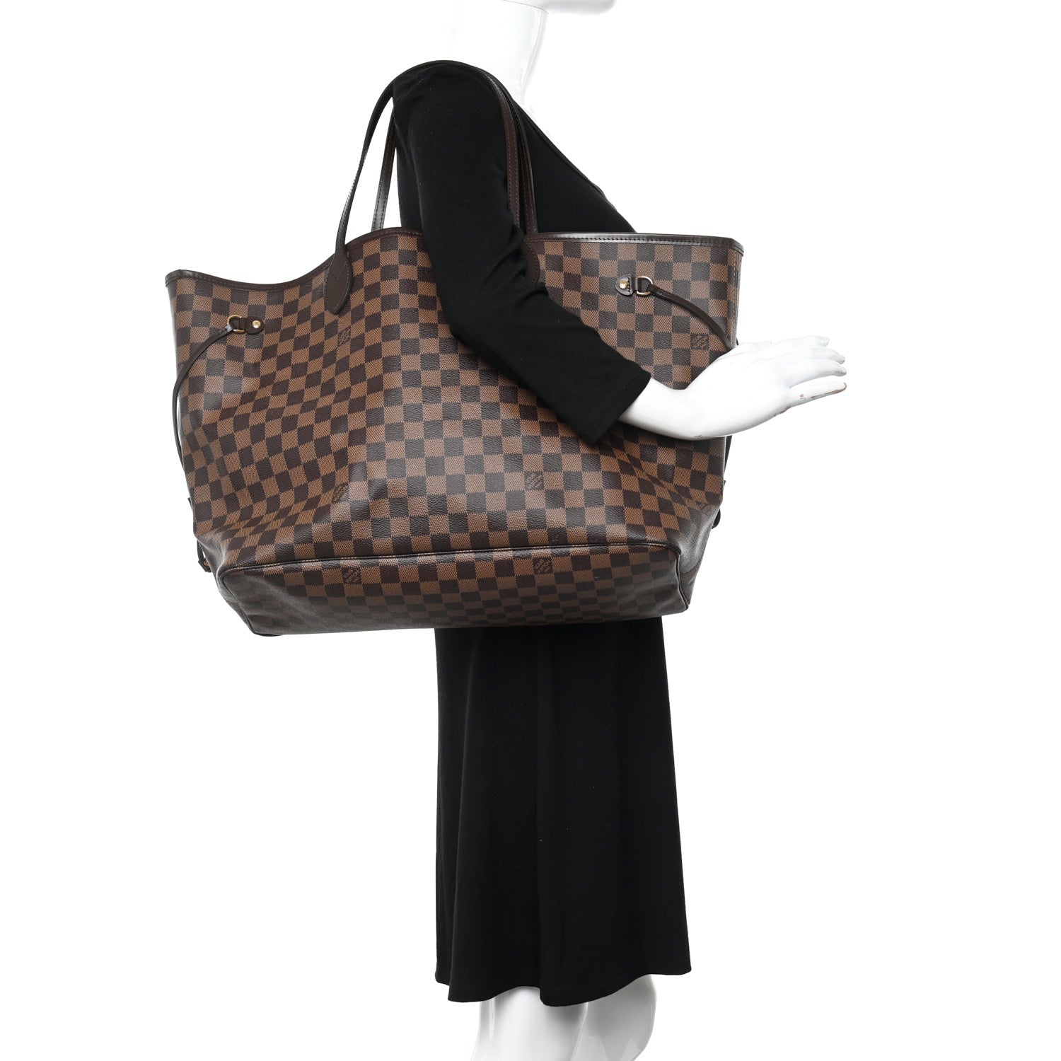 Louis Vuitton Damier Ebene Neo Neverfull GM 2 of 18