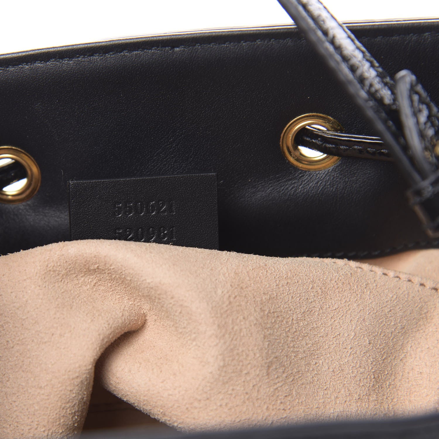 Gucci Suede Patent Web Small Ophidia Bucket Bag Black 7 of 10