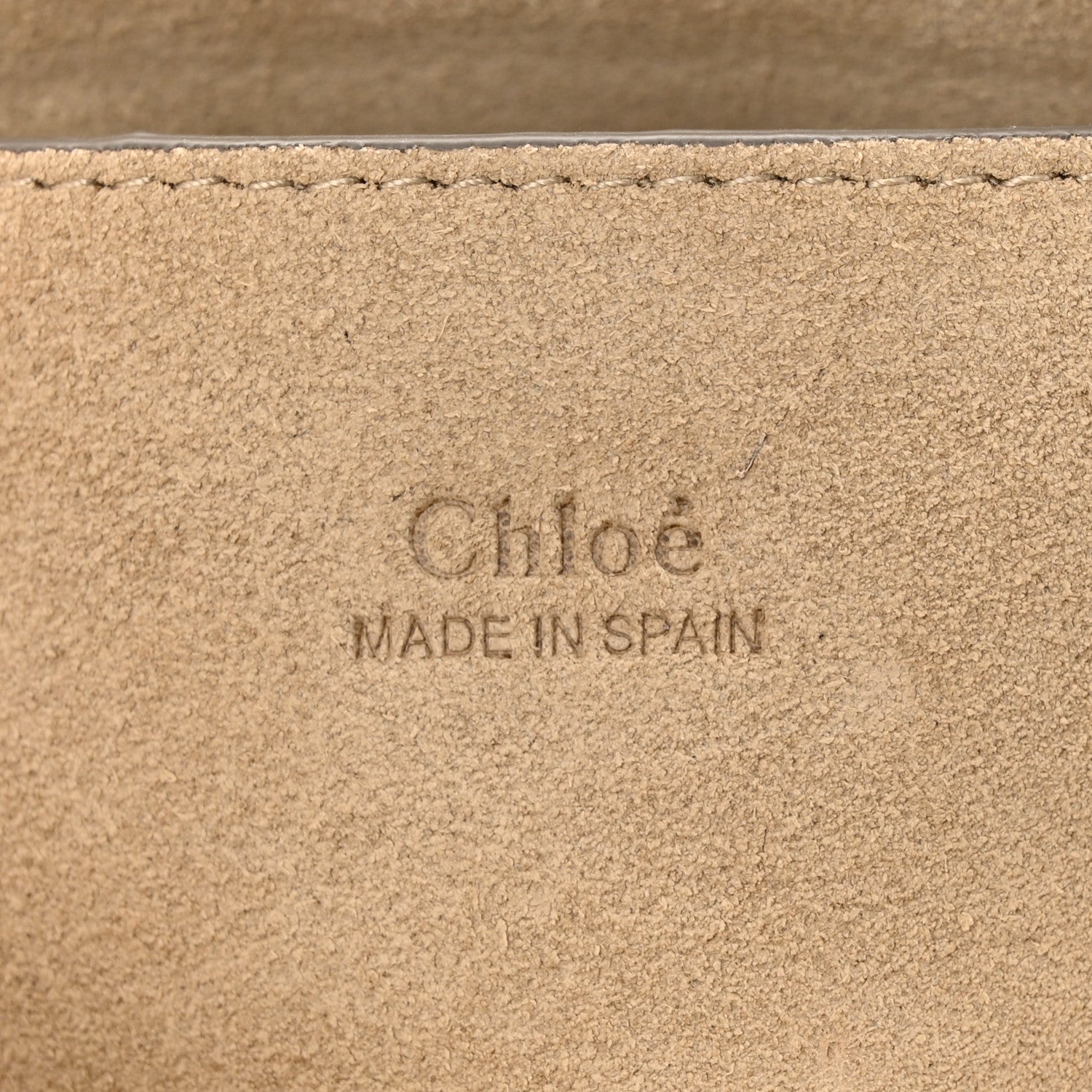 Chloe Suede Calfskin Small Faye Shoulder Bag Motty Grey 6 of 12