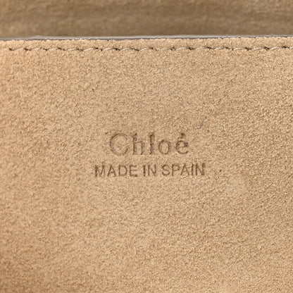 Chloe Suede Calfskin Small Faye Shoulder Bag Motty Grey 6 of 12
