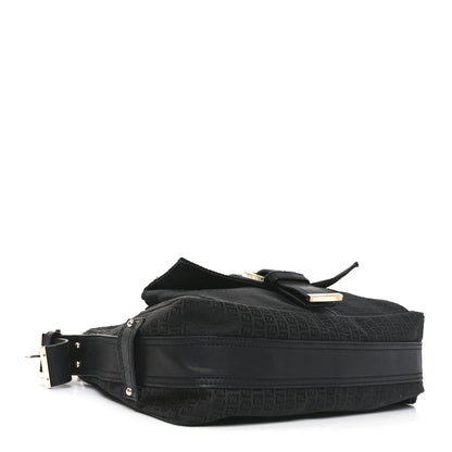 Fendi Zucchino Vitello Shoulder Bag Black 4 of 12