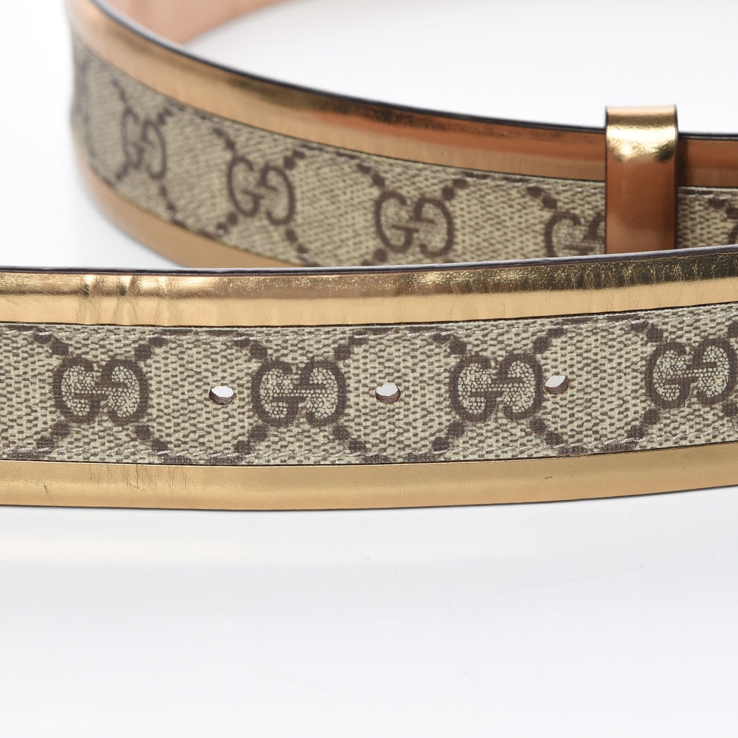 Monogram Interlocking G Belt 85 34 Gold