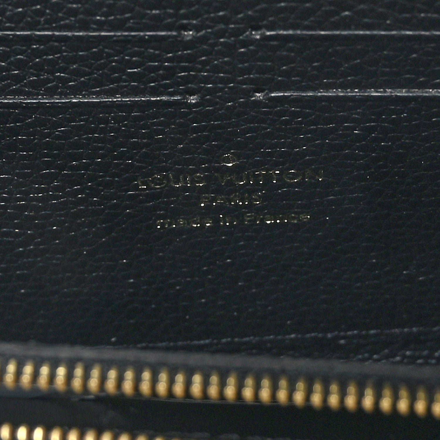 Louis Vuitton Empreinte Clemence Wallet Black 6 of 7